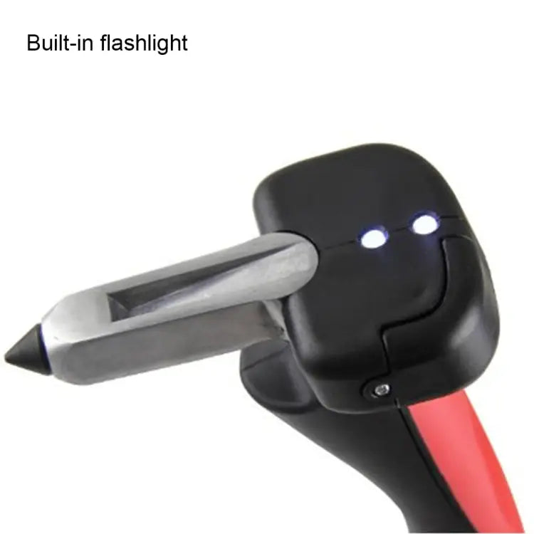 Car Cane Handle Portable Mobility Aid Flashlight Belt Cutter Glass Breaker Emergency Escape Tools - 566