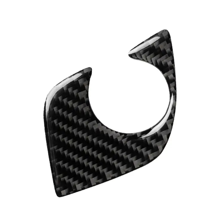 Car Carbon Fiber Gear Lever Lower Panel Decorative Sticker for BMW 5 Series G38 528Li / 530Li / 540Li 2018 Left Drive