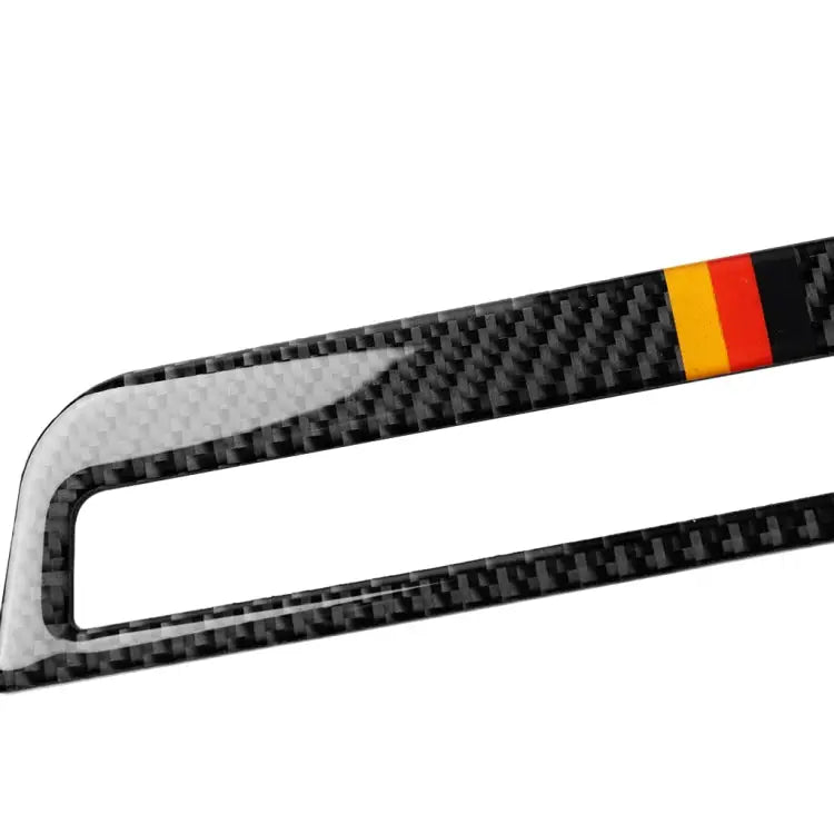 Car Carbon Fiber German Color Air Conditioning CD Panel Decorative Sticker for Mercedes-Benz A Class 2013-2018/B Class