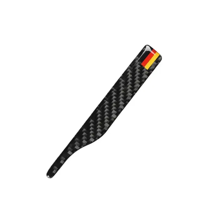 Car Carbon Fiber German Flag Pattern Rearview Mirror Anti-collision Sticker for Audi TT Left and Right Drive Universal