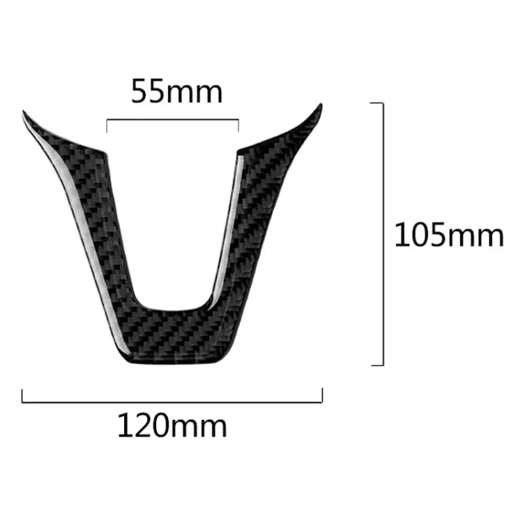 Car Carbon Fiber Steering Wheel Decorative Sticker for Mercedes-Benz Steering Wheel - Steering Wheel