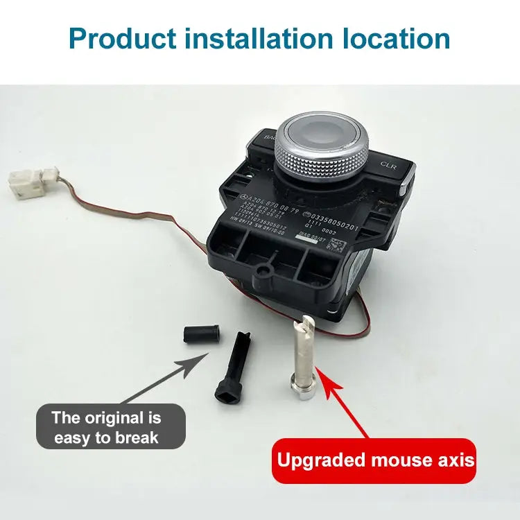 Car Central Control Large Knob Mouse Shaft for Mercedes-Benz W204 / W212 Left and Right Driving For Mercedes-Benz W204