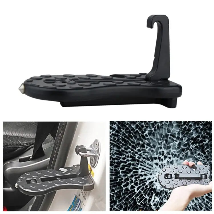 Car Doorstep Vehicle Rooftop Roof Rack Assistance Easy Install The Door Step Hooked On Car Truck SUV Portable Safety