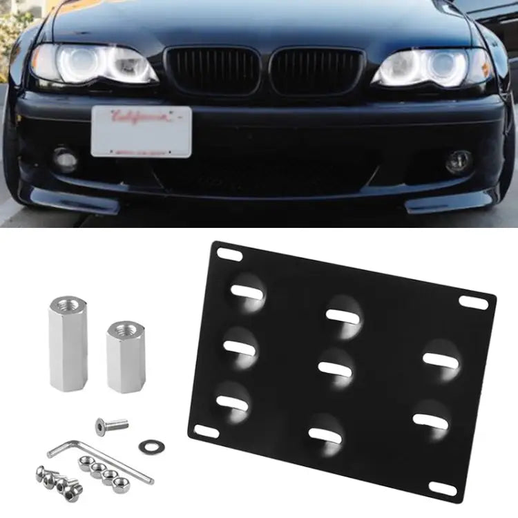 Car Front Bumper Tow Hook License Plate Mounting Bracket Holder for Mazda / Lexus For Mazda / Lexus - For Mazda / Lexus