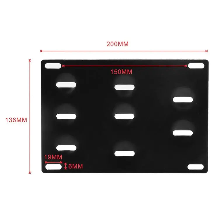 Car Front Bumper Tow Hook License Plate Mounting Bracket Holder for Mazda / Lexus For Mazda / Lexus - For Mazda / Lexus