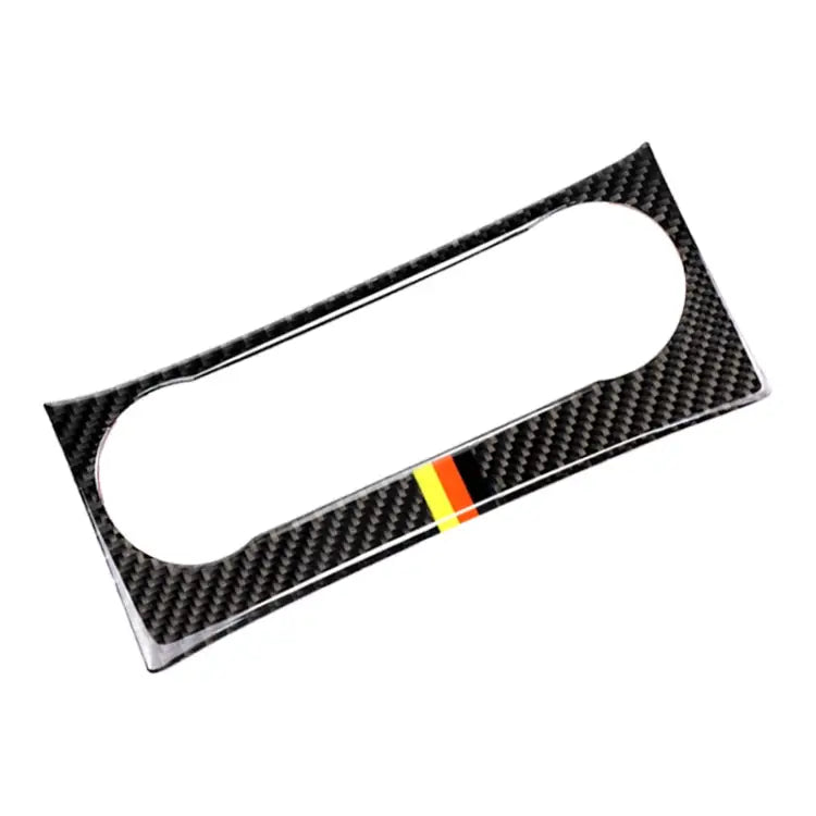 Car German Flag Carbon Fiber Air Conditioning Knob Control Panel Decorative Sticker for Mercedes-Benz W204 C Class