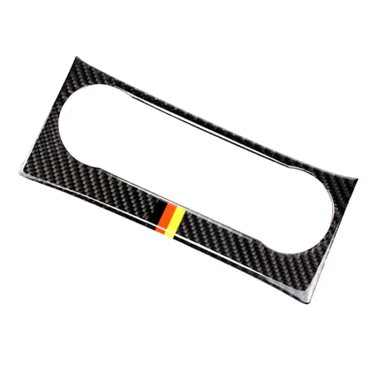 Car German Flag Carbon Fiber Air Conditioning Knob Control Panel Decorative Sticker for Mercedes-Benz W204 C Class