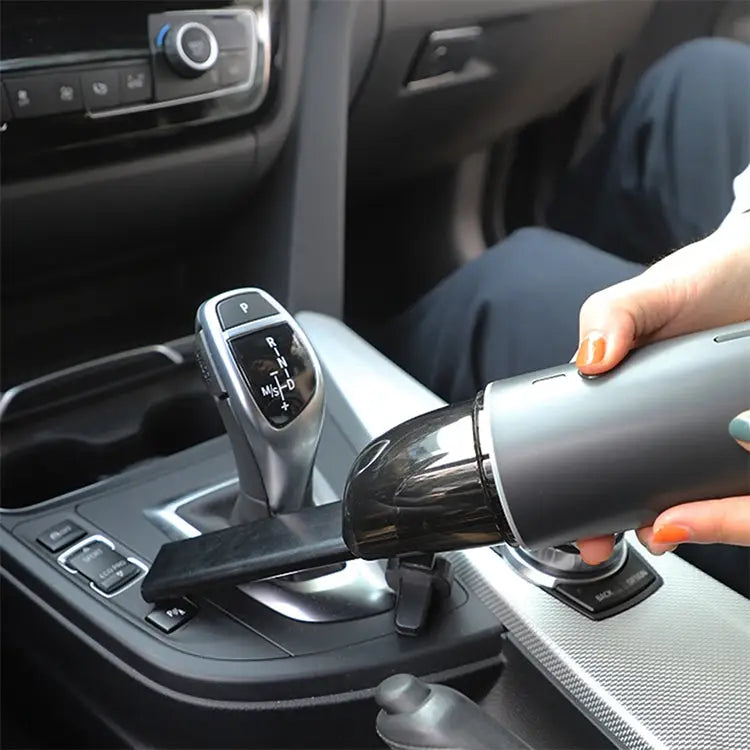 Car / Household Wireless Portable 90W Handheld Powerful Vacuum Cleaner Navy Blue - Navy Blue / Navy Blue