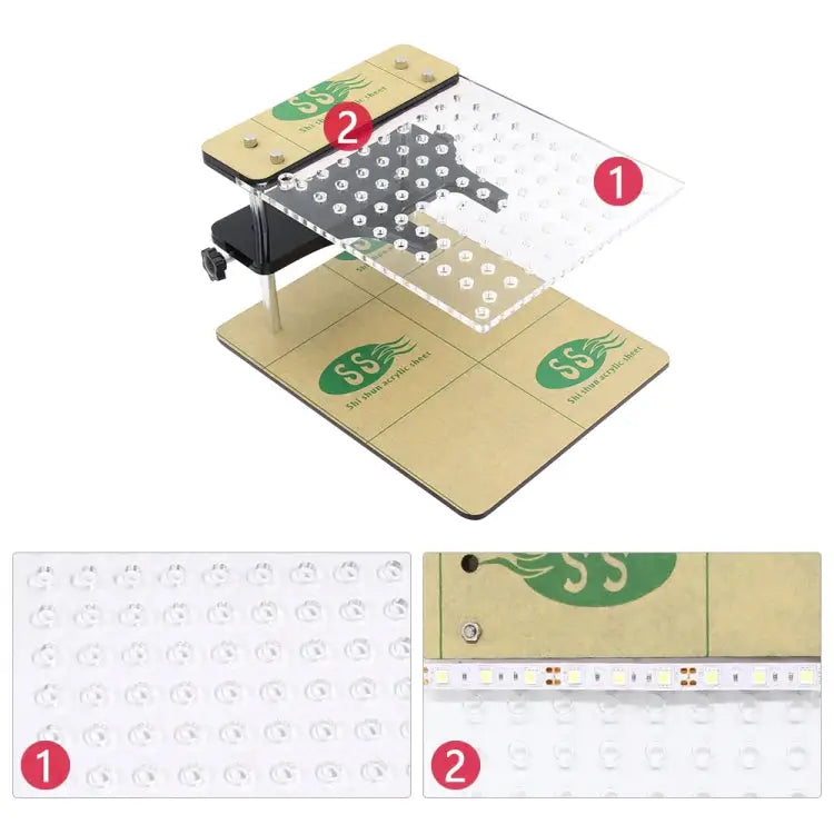 Car LED BDM Frame Holder BDM ECU Brush Test Stand with 4 Probe Pens BDM ECU Brush Test Stand - BDM ECU Brush Test Stand