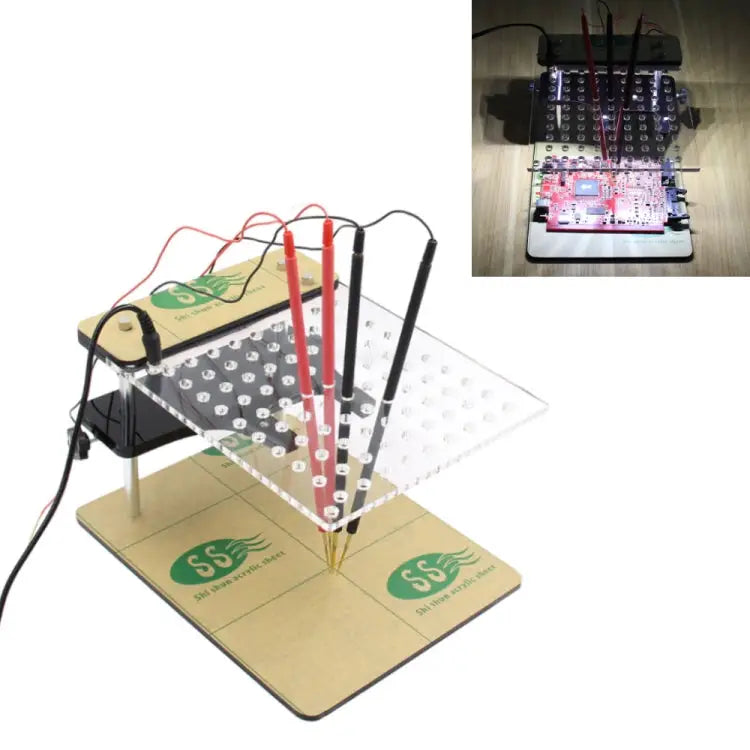 Car LED BDM Frame Holder BDM ECU Brush Test Stand with 4 Probe Pens BDM ECU Brush Test Stand - BDM ECU Brush Test Stand