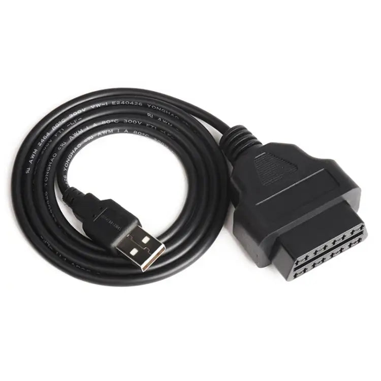 Car OBD 2 Female to USB Connector OBD Plug GPS Cable Cable Length: 1m Female to USB - Female to USB