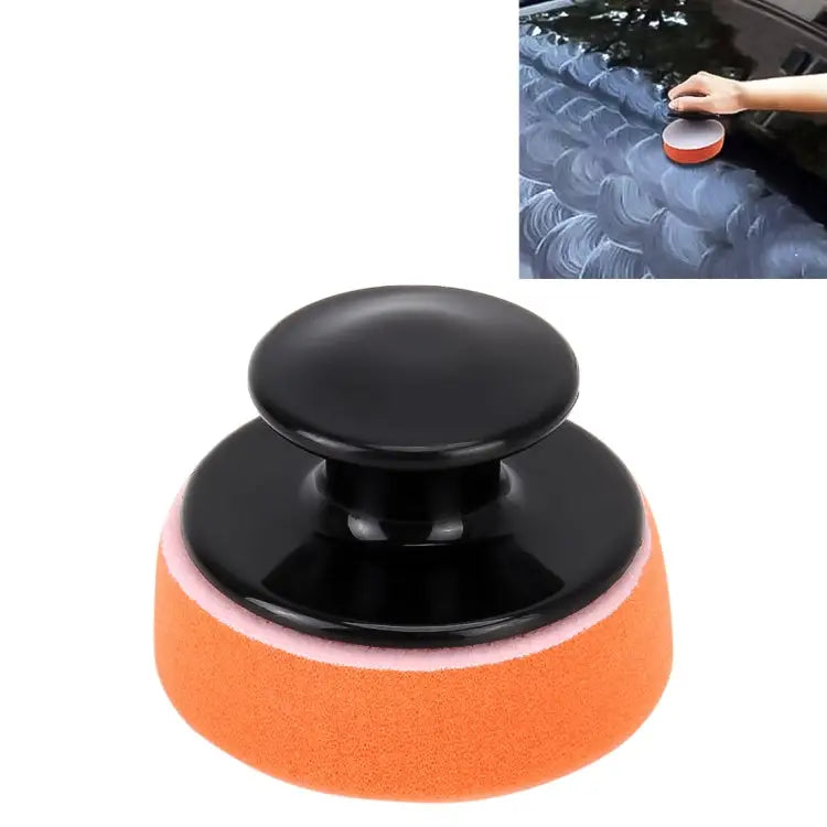Car Polishing Sponge Round Sponge High-density Sponge Size:7.5*5cm Round Sponge - Round Sponge