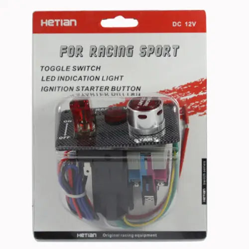 Carbon Fiber Flip-up Start Ignition Switch Panel and Accessories for Racing Sport Carbon Fiber - Carbon Fiber