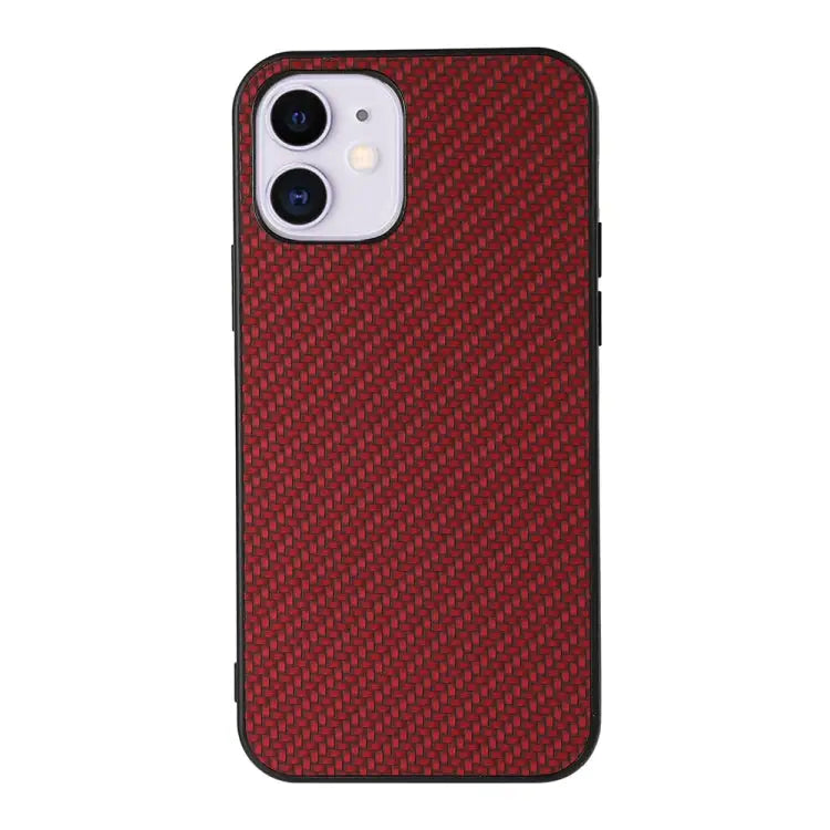 Carbon Fiber Skin PU + PC + TPU Shockprof Protective Case For iPhone 11 For iPhone 11 Pro For iPhone 11 Pro Max