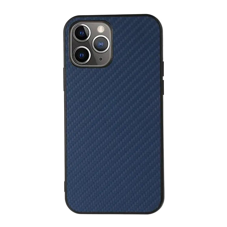 Carbon Fiber Skin PU + PC + TPU Shockprof Protective Case For iPhone 11 For iPhone 11 Pro For iPhone 11 Pro Max