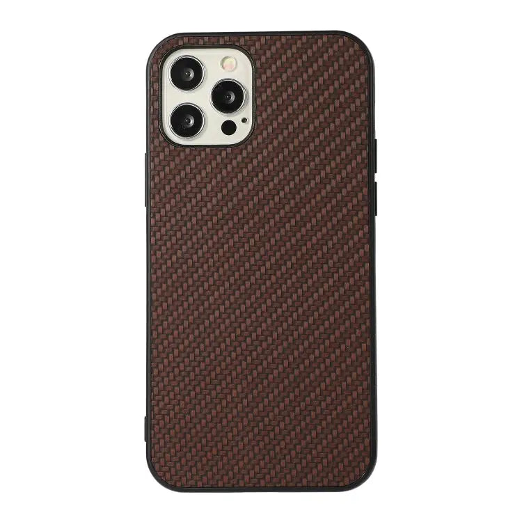 Carbon Fiber Skin PU + PC + TPU Shockprof Protective Case For iPhone 11 For iPhone 11 Pro For iPhone 11 Pro Max