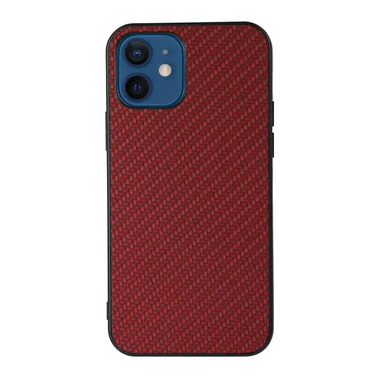 Carbon Fiber Skin PU + PC + TPU Shockprof Protective Case For iPhone 11 For iPhone 11 Pro For iPhone 11 Pro Max