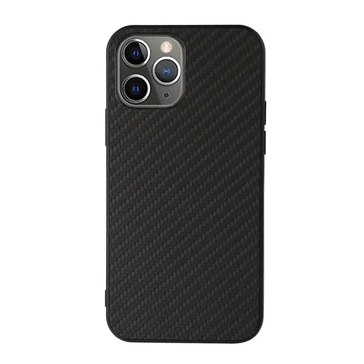 Carbon Fiber Skin PU + PC + TPU Shockprof Protective Case For iPhone 11 For iPhone 11 Pro For iPhone 11 Pro Max