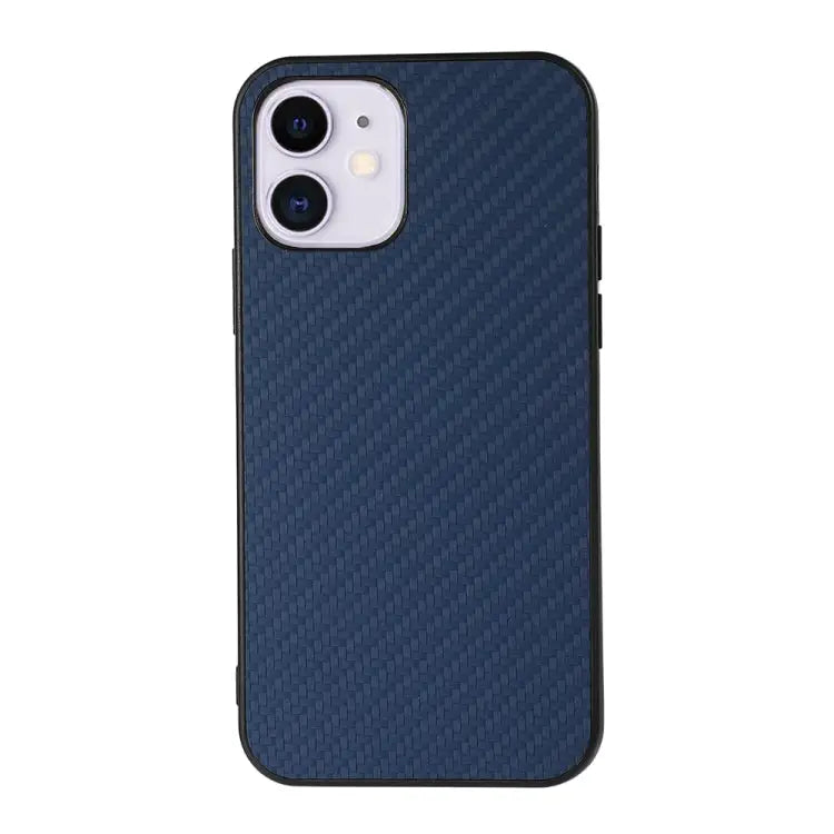 Carbon Fiber Skin PU + PC + TPU Shockprof Protective Case For iPhone 11 For iPhone 11 Pro For iPhone 11 Pro Max