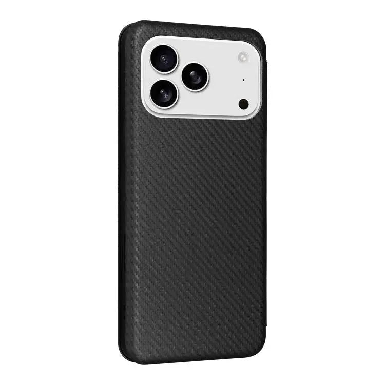 Carbon Fiber Texture Flip Leather Phone Case For iPhone 17 Pro Max For iPhone 17 Pro For iPhone 17 For iPhone 17 Air
