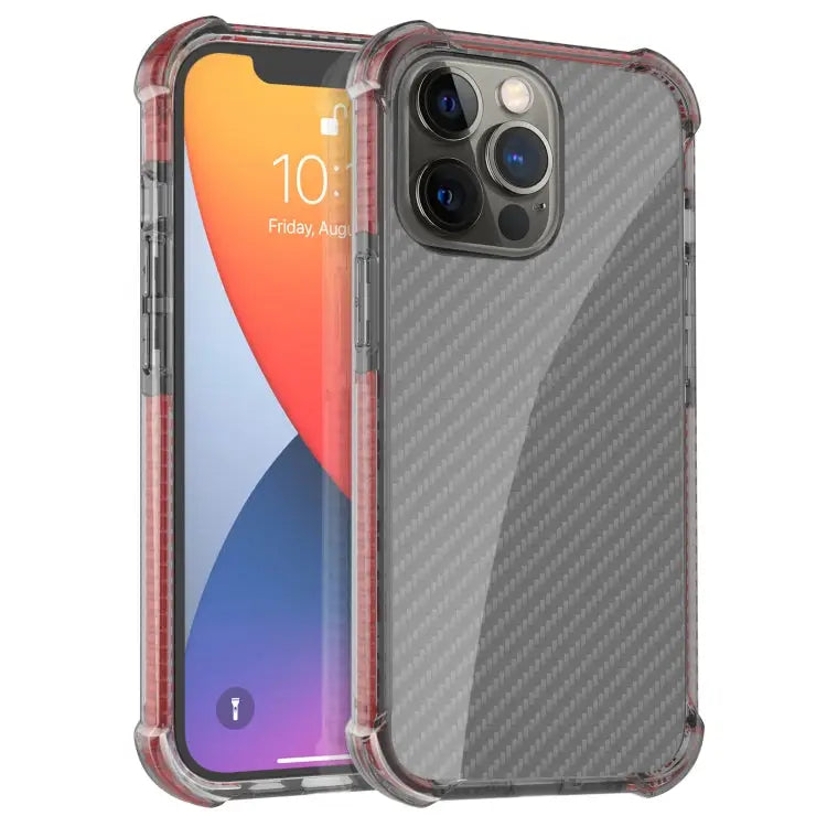 Carbon Fiber Texture Four-corner Shockproof Phone Case For iPhone 13 Pro Max For iPhone 13 Pro For iPhone 13 For iPhone