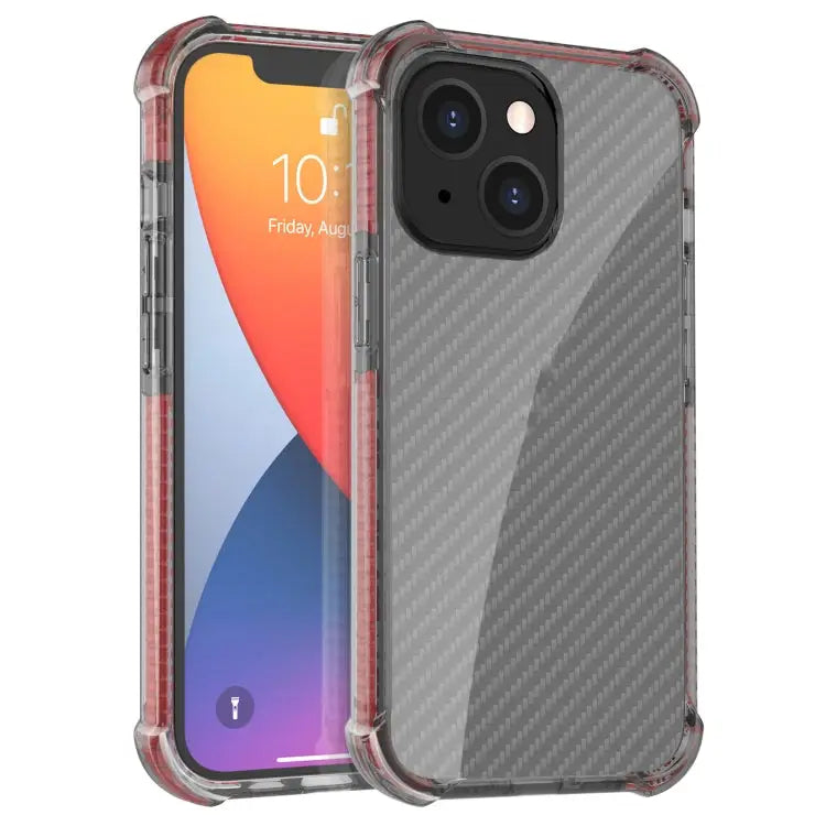 Carbon Fiber Texture Four-corner Shockproof Phone Case For iPhone 13 Pro Max For iPhone 13 Pro For iPhone 13 For iPhone