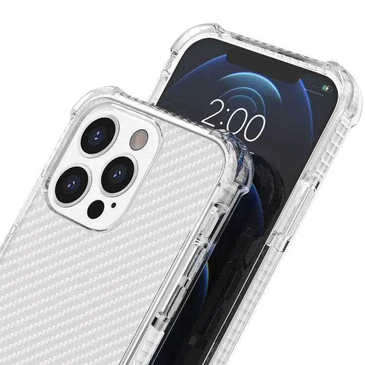 Carbon Fiber Texture Four-corner Shockproof Phone Case For iPhone 13 Pro Max For iPhone 13 Pro For iPhone 13 For iPhone