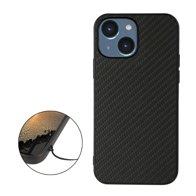 Carbon Fiber Texture Phone Case For iPhone 14 For iPhone 14 Plus For iPhone 14 Pro For iPhone 14 Pro Max - Apple