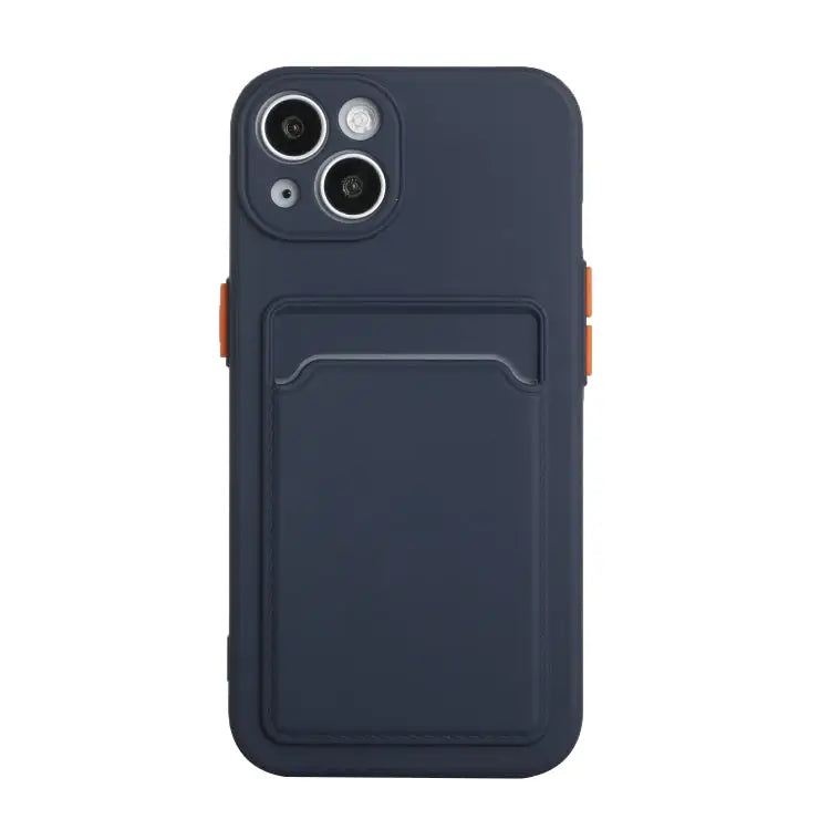 Card Slot Design Shockproof TPU Phone Case - Apple Accessories