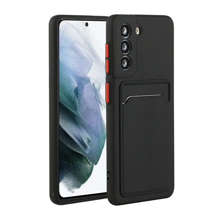 Card Slot Design Shockproof TPU Phone Case For Samsung Galaxy S22 5G For Samsung Galaxy S22+ 5G - For Samsung Galaxy