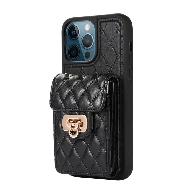 Card Slot Leather Phone Case with Short Lanyard For iPhone 12 / 12 Pro For iPhone 11 Pro Max For iPhone 11 Pro