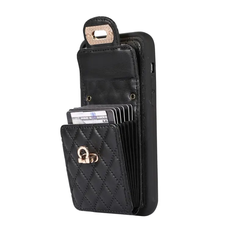 Card Slot Leather Phone Case with Short Lanyard For iPhone 14 Pro Max For iPhone 14 Pro For iPhone 14 For iPhone 14