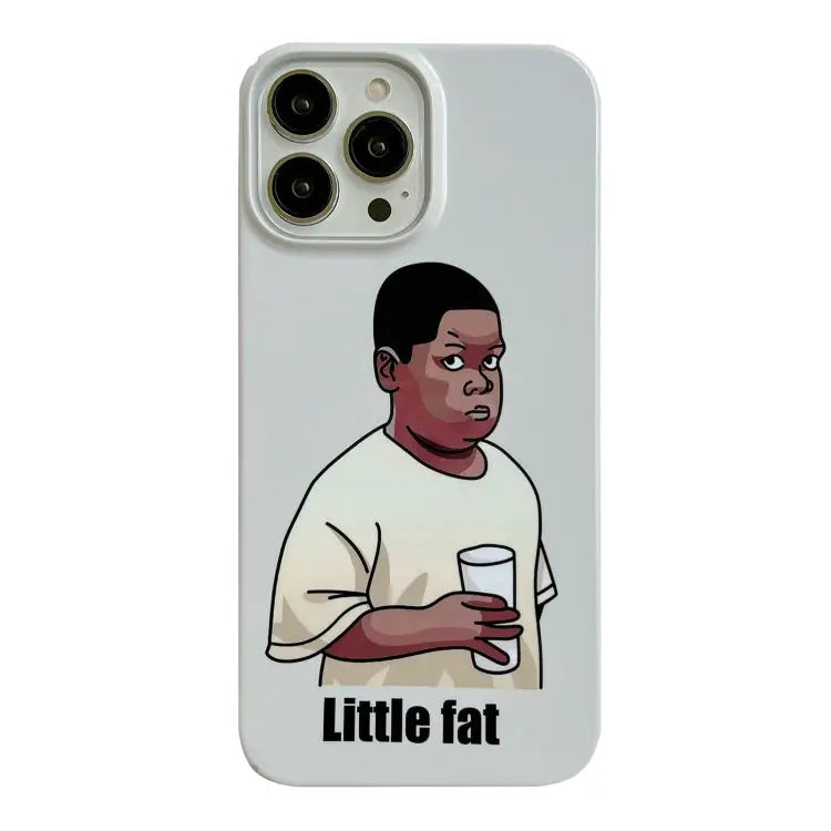 Cartoon Film Craft Hard PC Phone Case For iPhone 14 Pro - For iPhone 14 Pro / Little Fat - Apple Accessories