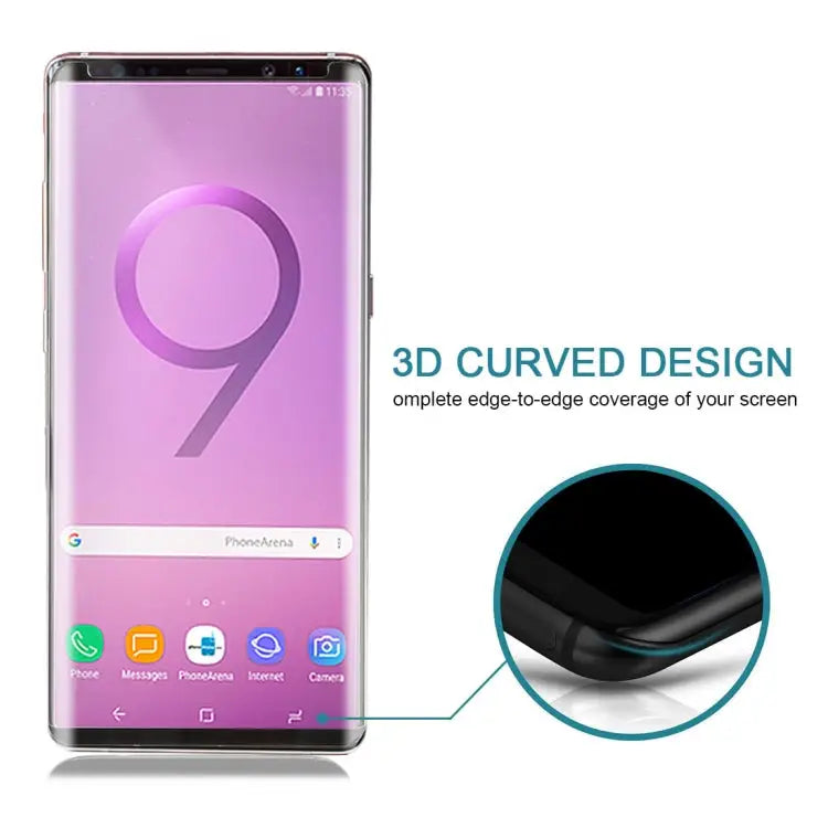 Case Friendly Edge Glue Tempered Glass Film for Galaxy Note 9 For Galaxy Note 9（1 PC） - For Galaxy Note 9（1 PC）