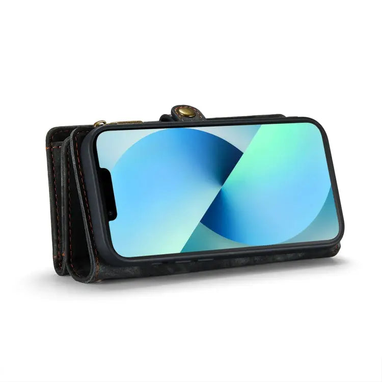 CaseMe-008 Detachable Multifunctional Horizontal Flip Leather Case with Card Slot & Holder & Zipper Wallet & Photo