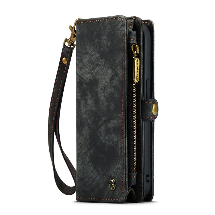 CaseMe-008 Detachable Multifunctional Horizontal Flip Leather Case with Card Slot & Holder & Zipper Wallet & Photo