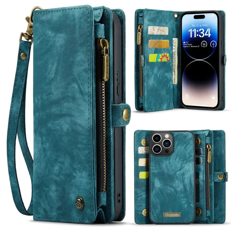 CaseMe 008 Detachable Multifunctional Leather Phone Case For iPhone 14 For iPhone 14 Plus For iPhone 14 Pro For iPhone