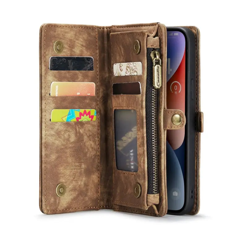 CaseMe 008 Detachable Multifunctional Leather Phone Case For iPhone 14 For iPhone 14 Plus For iPhone 14 Pro For iPhone