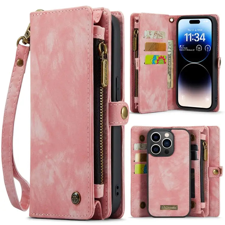 CaseMe 008 Detachable Multifunctional Leather Phone Case For iPhone 14 For iPhone 14 Plus For iPhone 14 Pro For iPhone