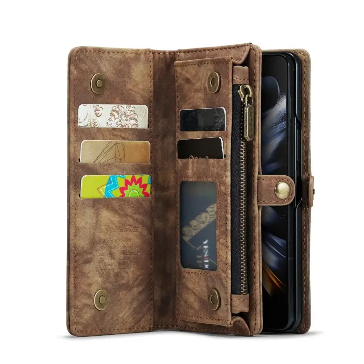 CaseMe 008 Detachable Multifunctional Leather Phone Case For Samsung Galaxy Z Fold4 - Samsung Accessories