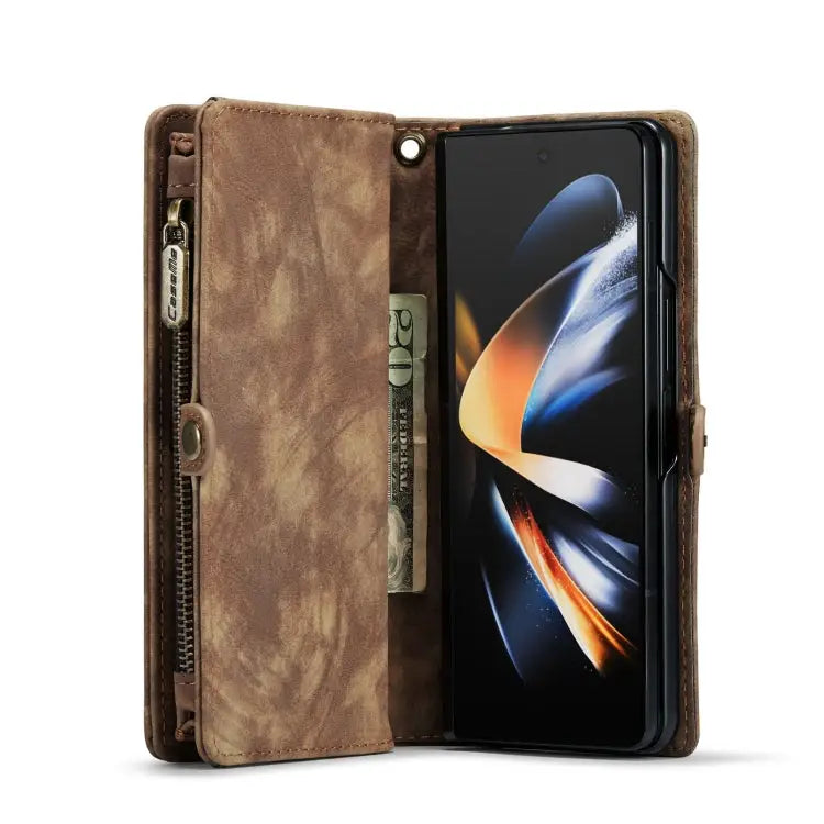 CaseMe 008 Detachable Multifunctional Leather Phone Case For Samsung Galaxy Z Fold4 - Samsung Accessories