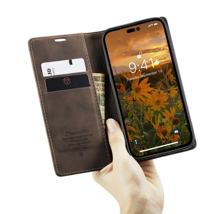 CaseMe 013 Multifunctional Horizontal Flip Leather Phone Case For iPhone 15 Pro Max For iPhone 15 Pro For iPhone 15