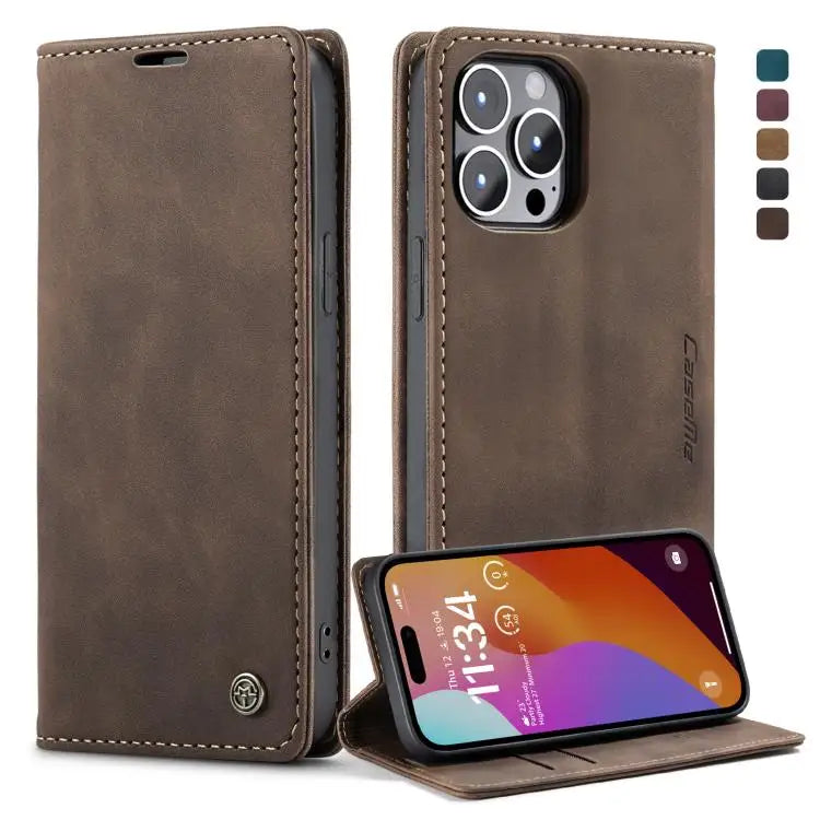 CaseMe 013 Multifunctional Horizontal Flip Leather Phone Case For iPhone 15 Pro Max For iPhone 15 Pro For iPhone 15