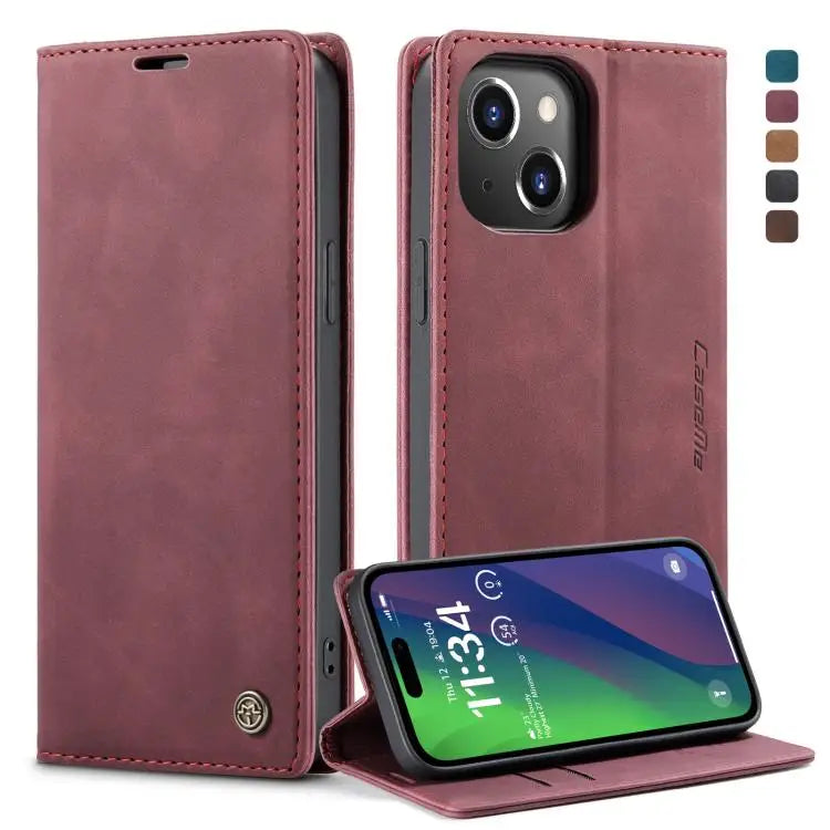 CaseMe 013 Multifunctional Horizontal Flip Leather Phone Case For iPhone 15 Pro Max For iPhone 15 Pro For iPhone 15