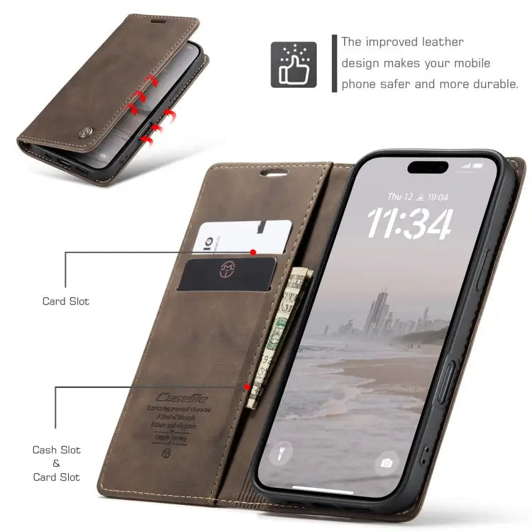 CaseMe 013 Multifunctional Horizontal Flip Leather Phone Case - Apple Accessories