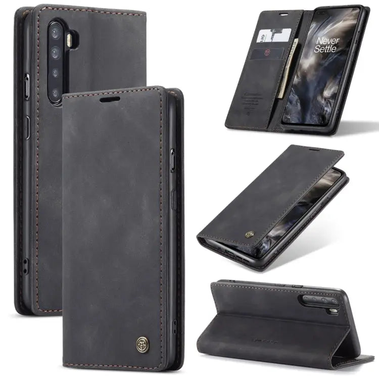 CaseMe-013 Multifunctional Retro Frosted Horizontal Flip Leather Case with Card Slot & Holder & Wallet For iPhone 12