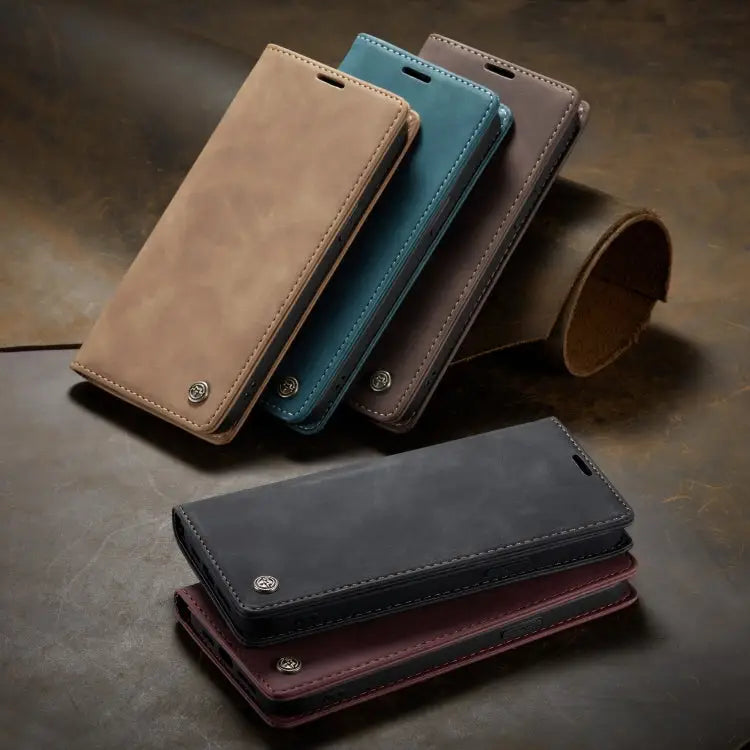 CaseMe-013 Multifunctional Retro Frosted Horizontal Flip Leather Case with Card Slot & Holder & Wallet For iPhone 12