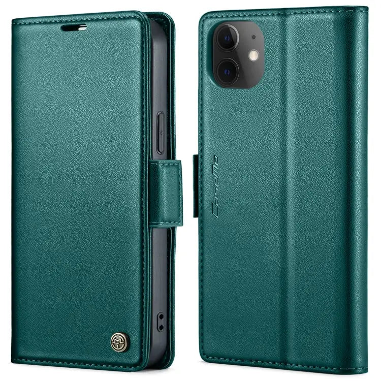 CaseMe 023 Butterfly Buckle Litchi Texture RFID Anti-theft Leather Phone Case For iPhone 12 / 12 Pro For iPhone 12 Pro