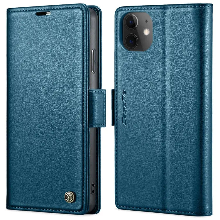 CaseMe 023 Butterfly Buckle Litchi Texture RFID Anti-theft Leather Phone Case For iPhone 12 / 12 Pro For iPhone 12 Pro