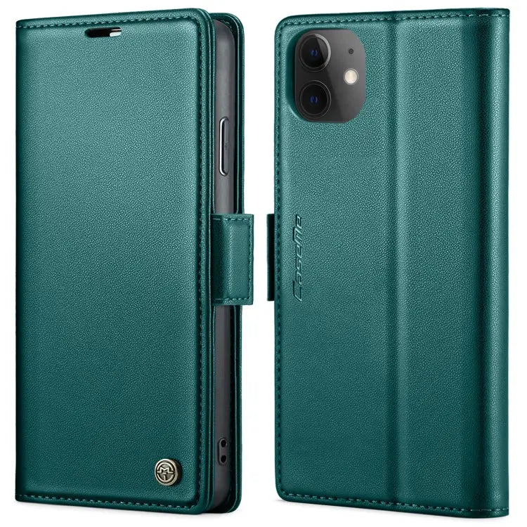 CaseMe 023 Butterfly Buckle Litchi Texture RFID Anti-theft Leather Phone Case For iPhone 12 / 12 Pro For iPhone 12 Pro